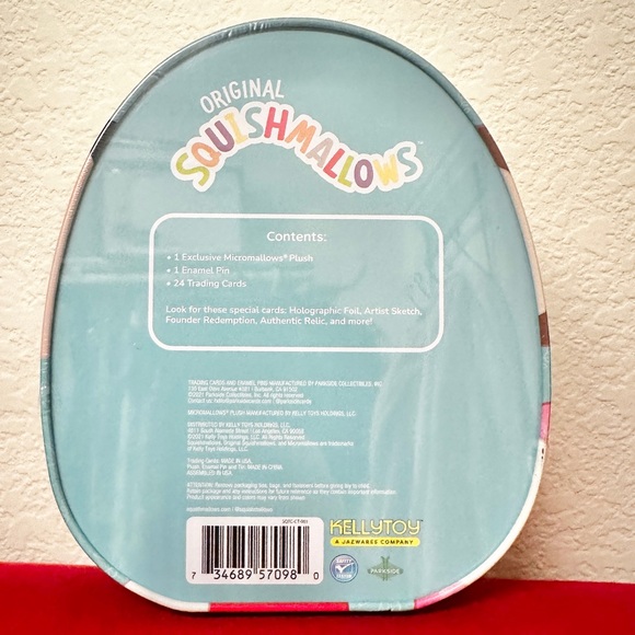 Squishmallow CARLOS the CRAB COLLECTOR’S TIN NEW UNOPENED - Picture 2 of 5